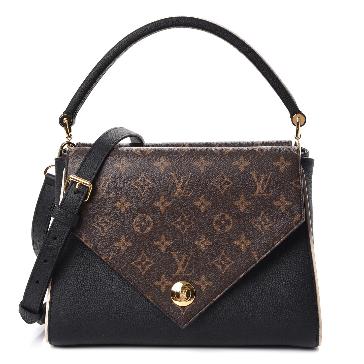 Monogram Double V Black
