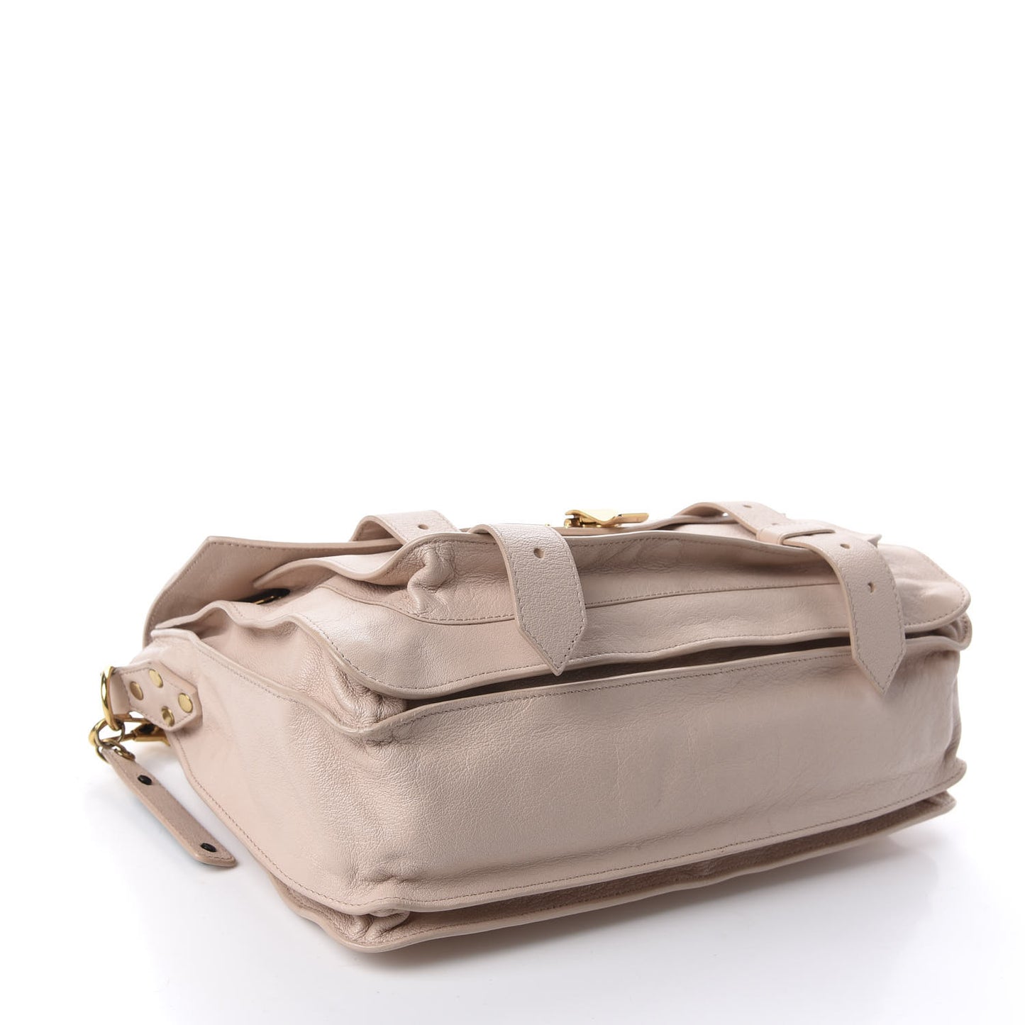 Lambskin Medium PS1 Satchel Nude