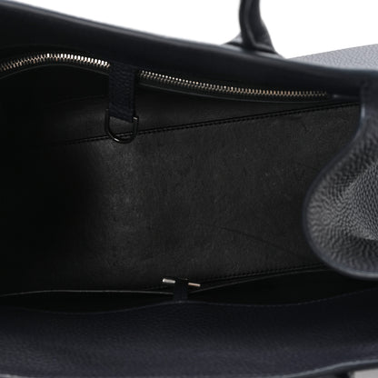 The Row Matte Grained Calfskin Margaux Shoulder 12 Marine 5 of 9