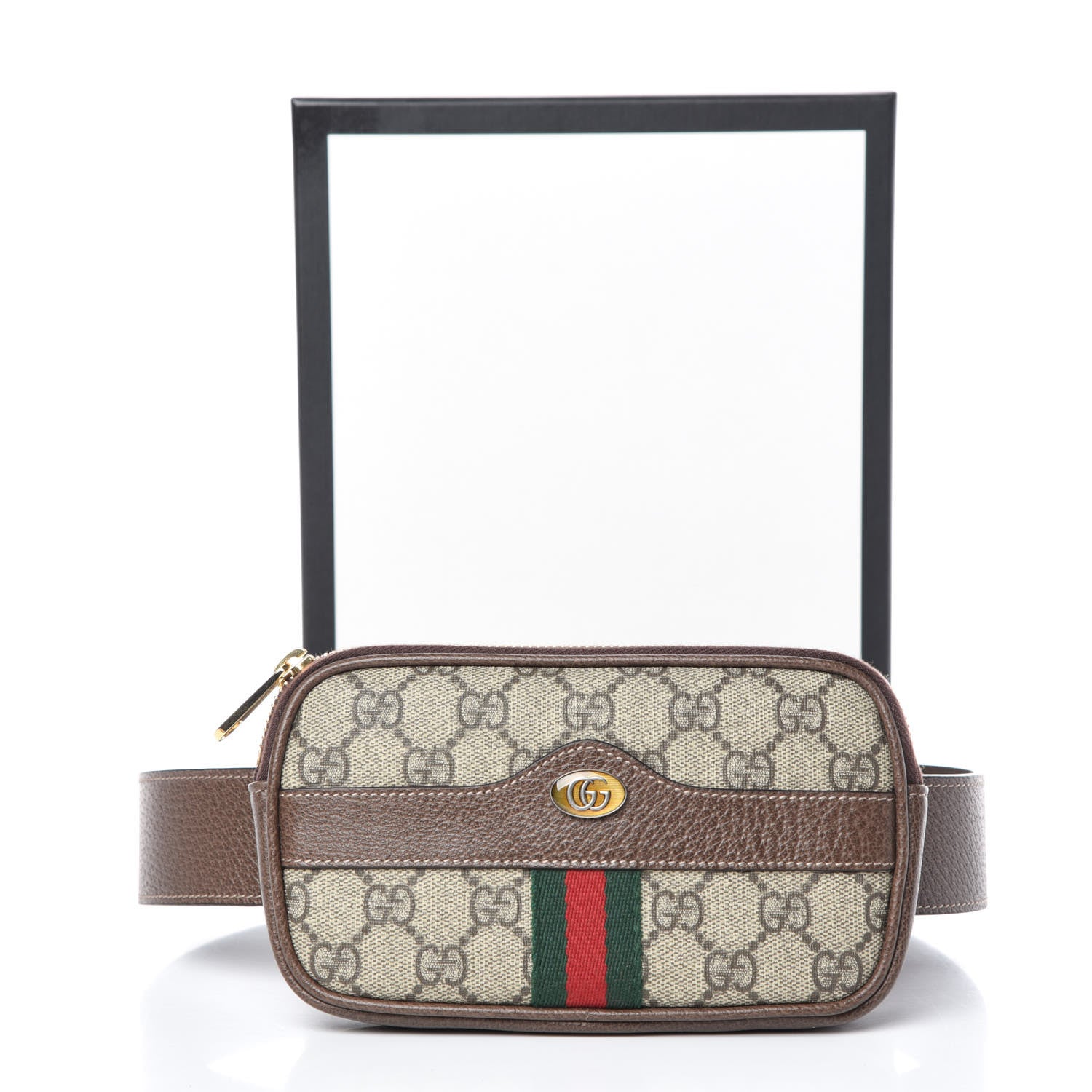Gucci GG Supreme Monogram Ophidia Belted iPhone Case 85 34 Dark Brown 8 of 8