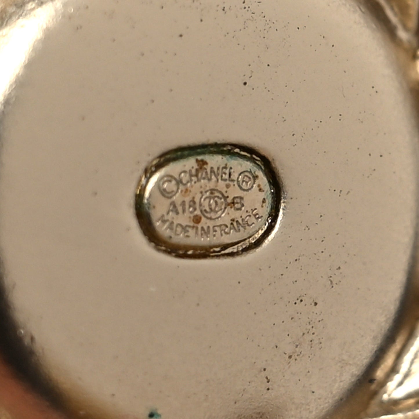 Lambskin Logo Drop Earrings Gold Black