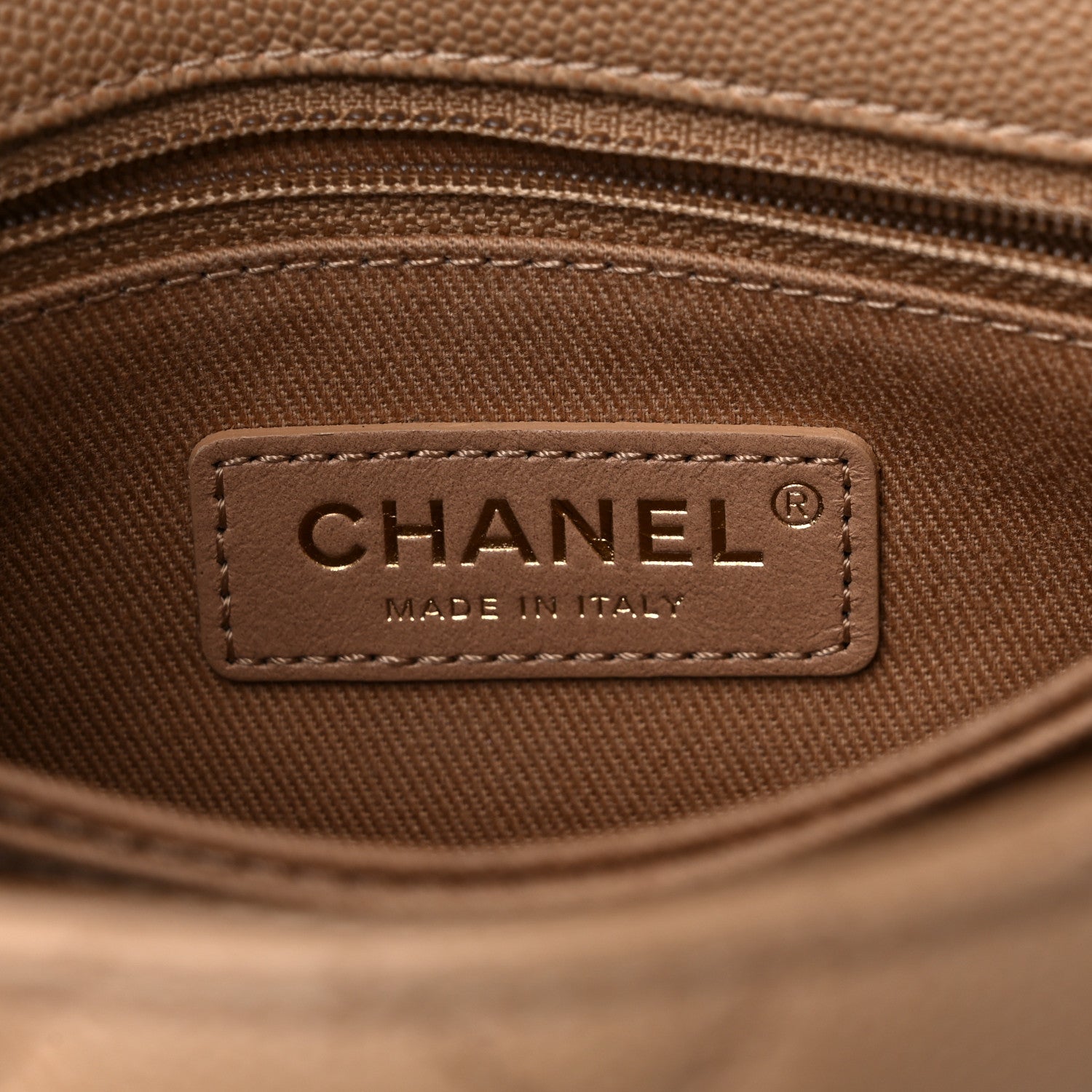 Chanel Caviar Quilted Mini Coco Handle Flap Beige 6 of 9