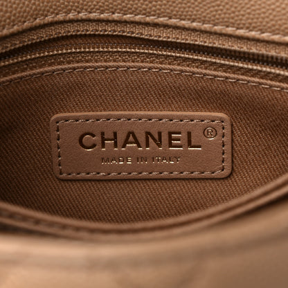 Chanel Caviar Quilted Mini Coco Handle Flap Beige 6 of 9