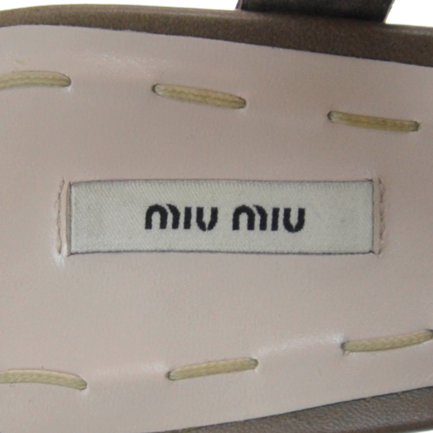 Miu Miu Leather Sandals 37 5 of 7