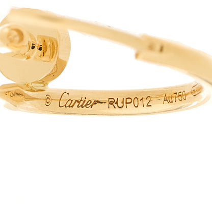 Cartier 18K Yellow Gold Juste Un Clou Single Hoop Earring 5 of 6