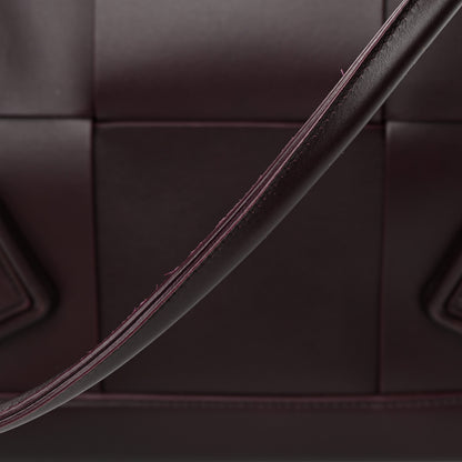Bottega Veneta French Calfskin Maxi Intrecciato Medium Arco Grape 17 of 18
