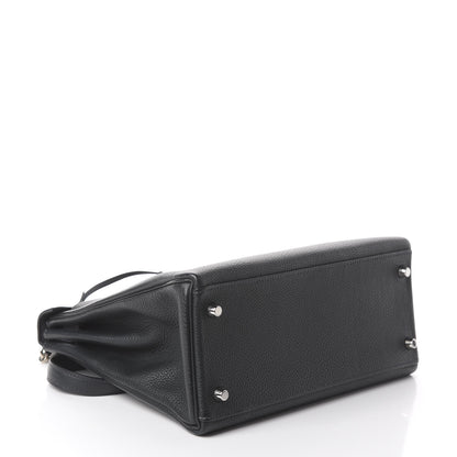 Hermes Togo Kelly Retourne 28 Bleu Ocean 3 of 8