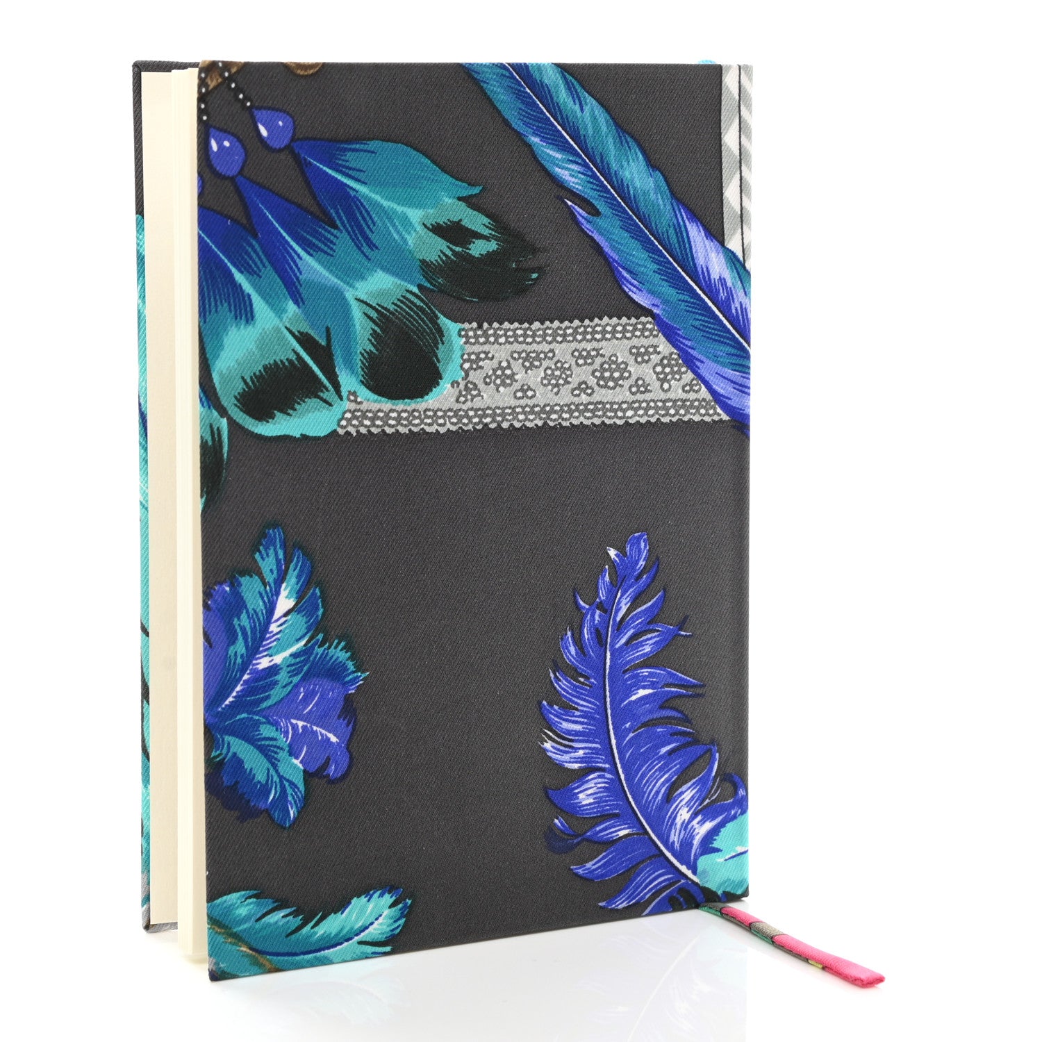 Hermes Silk Brazil Print Writing Pad Graphite 3 of 7