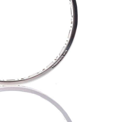 Tiffany Sterling Silver Narrow Atlas Open Bangle Bracelet 5 of 5