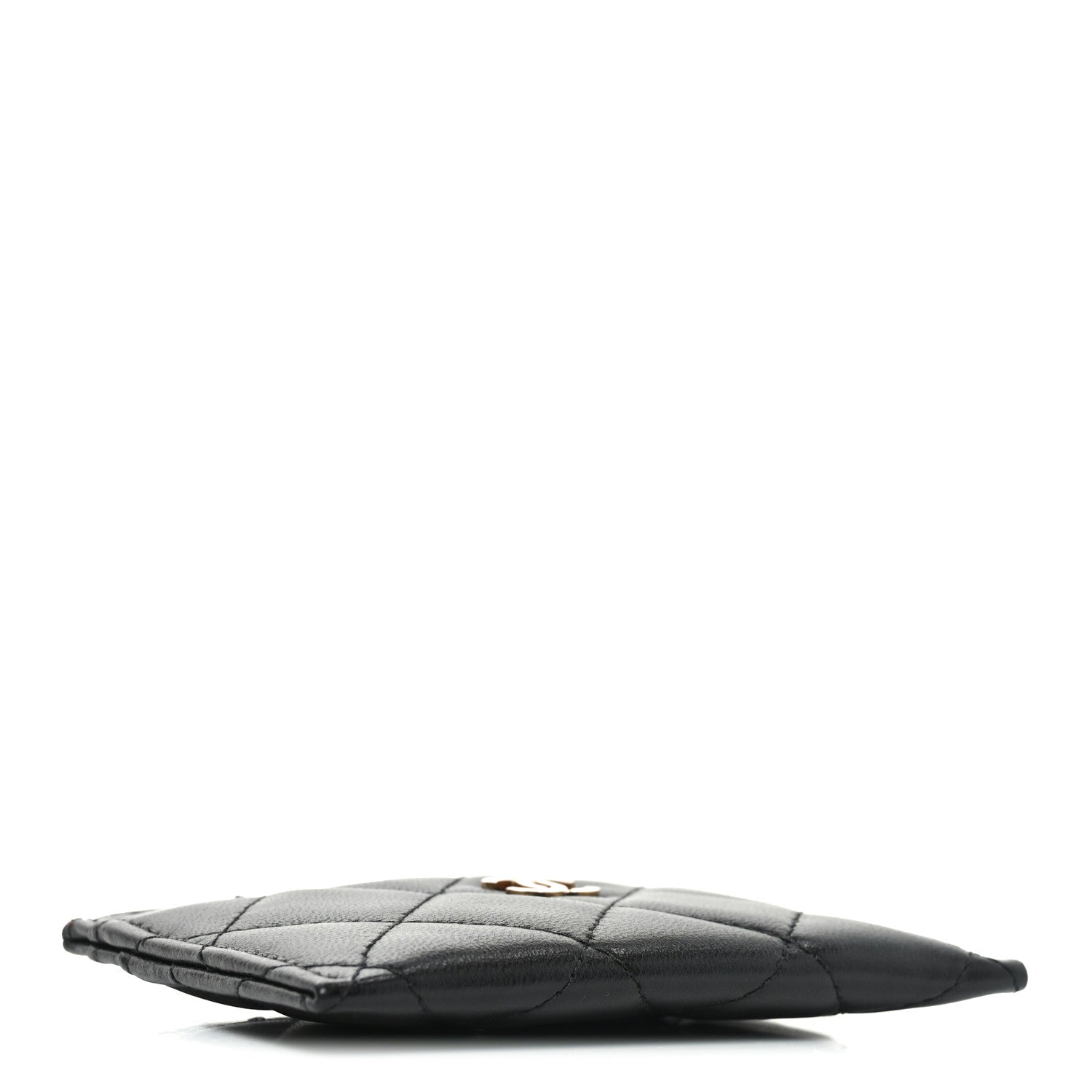 Chanel Lambskin Quilted Card Holder Black 4 of 9
