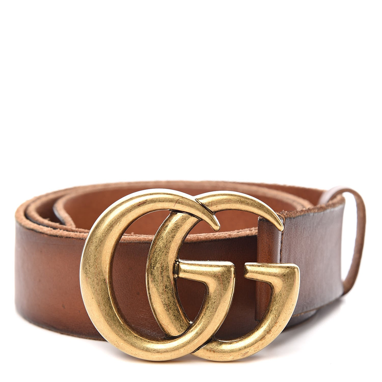 Gucci Faded Calfskin Double G 40mm Belt 85 34 Cuir 1 of 6