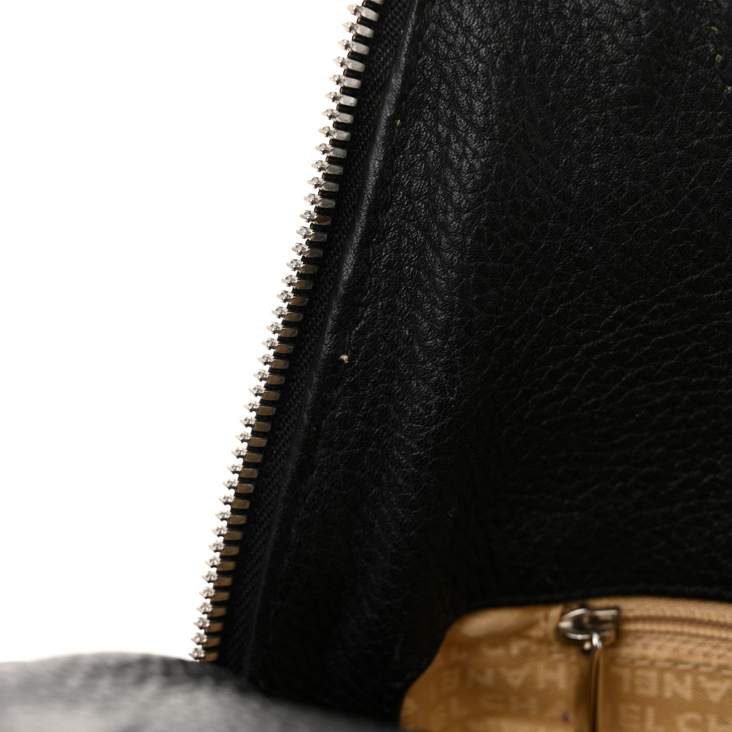 Chanel Grained Calfskin Tassel Hobo Black 12 of 15