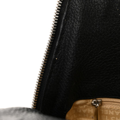 Chanel Grained Calfskin Tassel Hobo Black 12 of 15