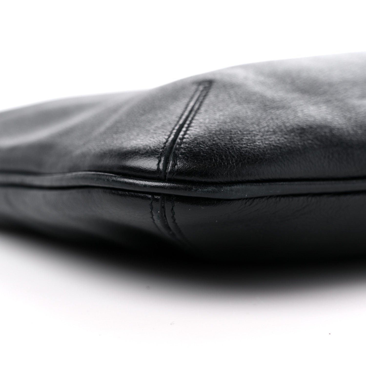 Saint Laurent Calfskin Monogram Hobo Black 8 of 10