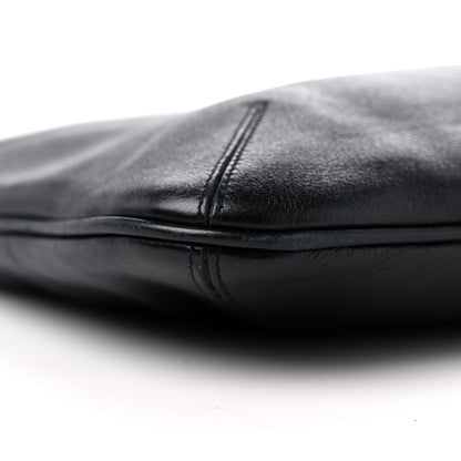 Saint Laurent Calfskin Monogram Hobo Black 8 of 10