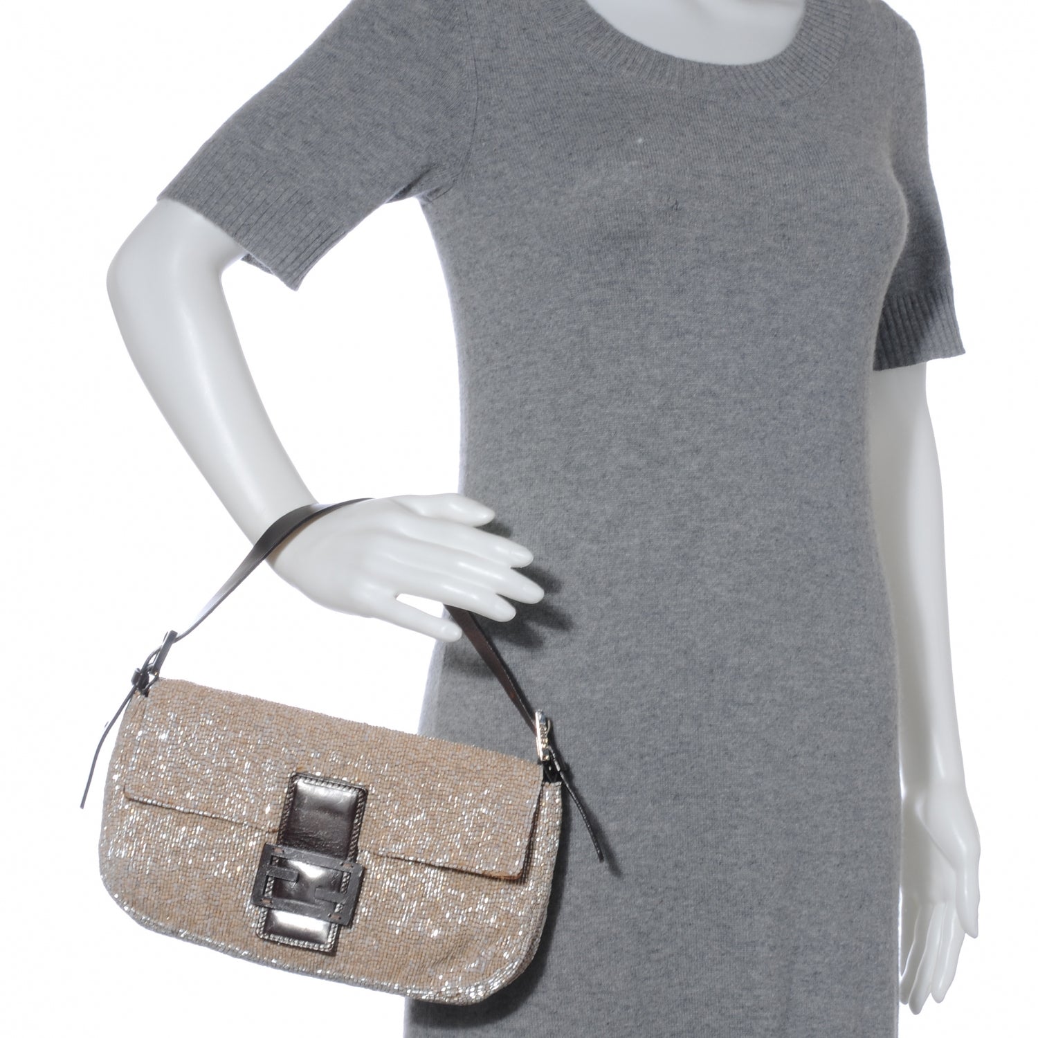 Fendi Beaded Baguette 2 of 8