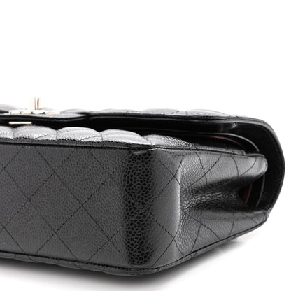 Chanel Caviar Quilted Small Double Flap Black 10 of 11