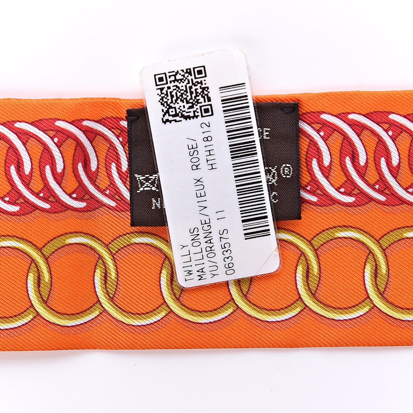 Silk Maillons Twilly Orange Vieux Rose Gold