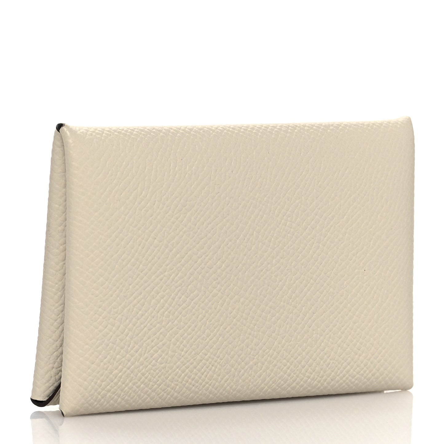 Epsom Horseshoe Calvi Card Case Craie Black