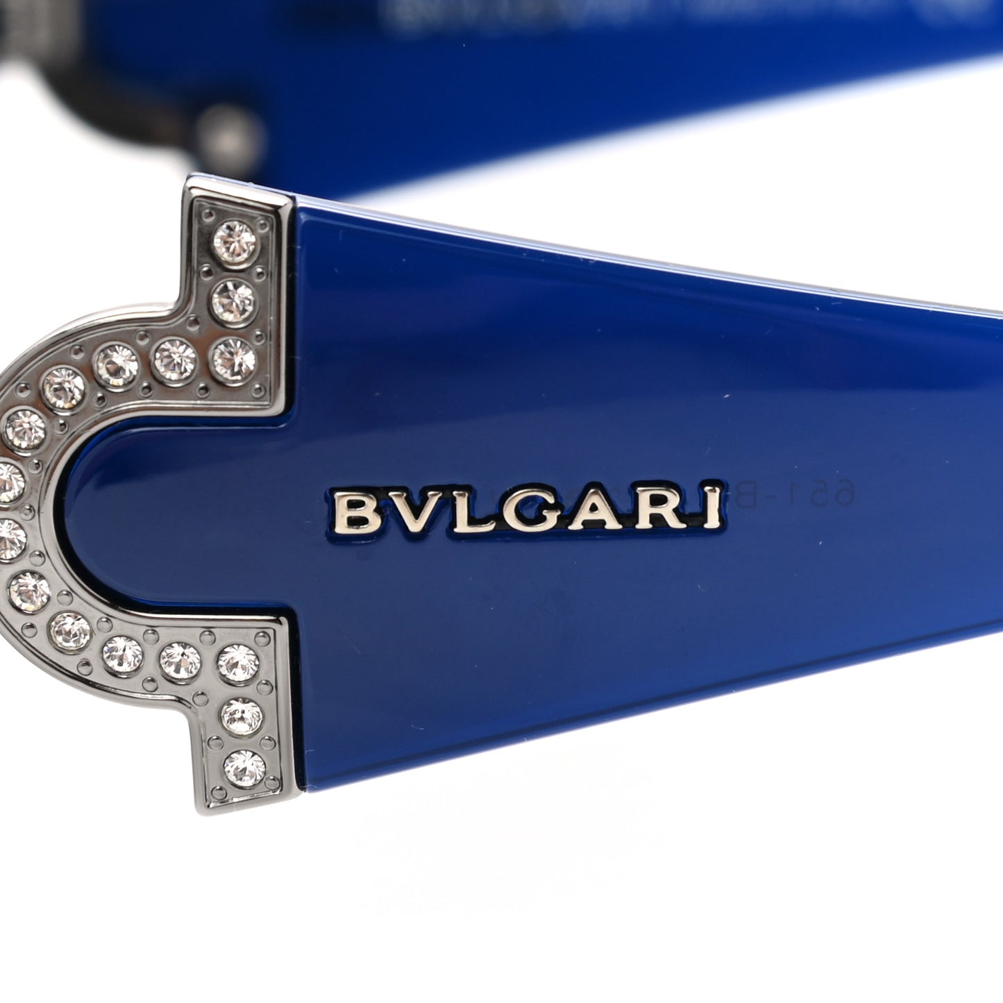 BVLGARI Crystal Sunglasses 651-B Blue
