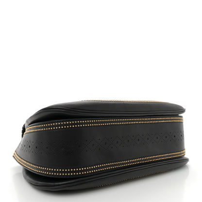 Gucci Calfskin New Bamboo Large Top Handle Bag Black 4 of 11