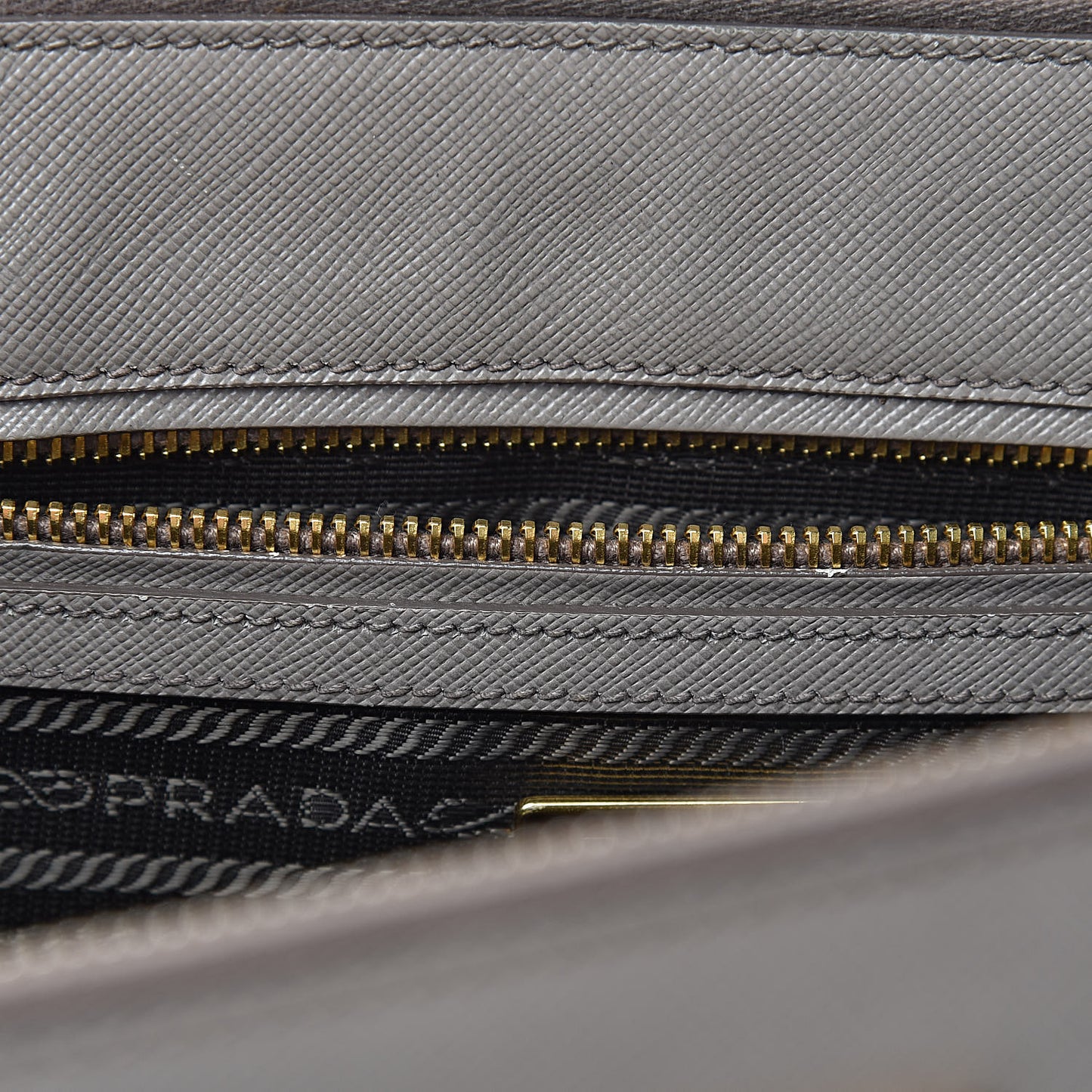Saffiano Small Galleria Double Zip Tote Argilla