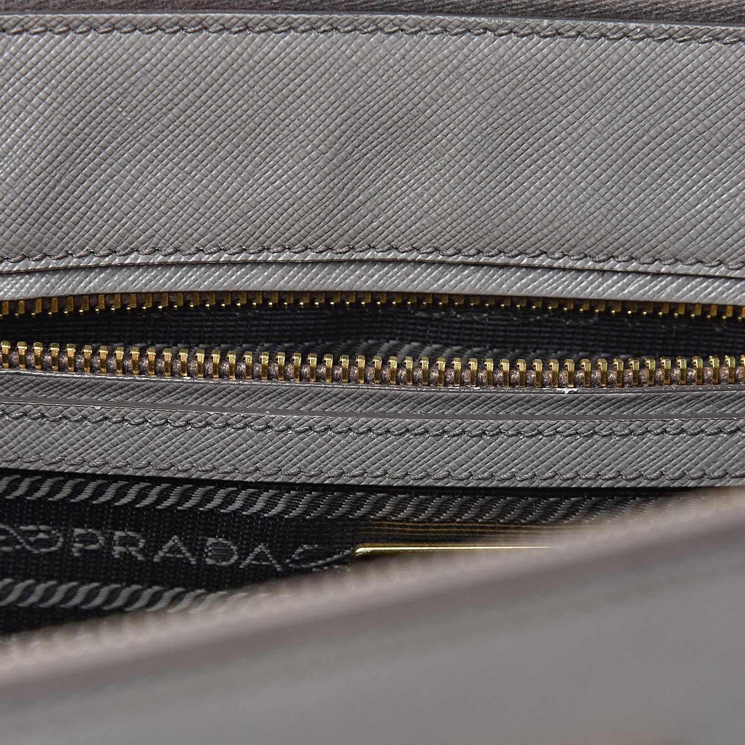 Prada Saffiano Small Galleria Double Zip Tote Argilla 8 of 22