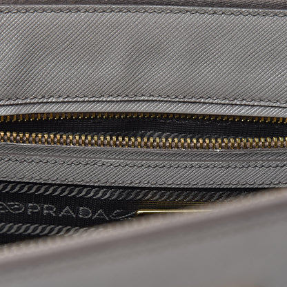 Prada Saffiano Small Galleria Double Zip Tote Argilla 8 of 22