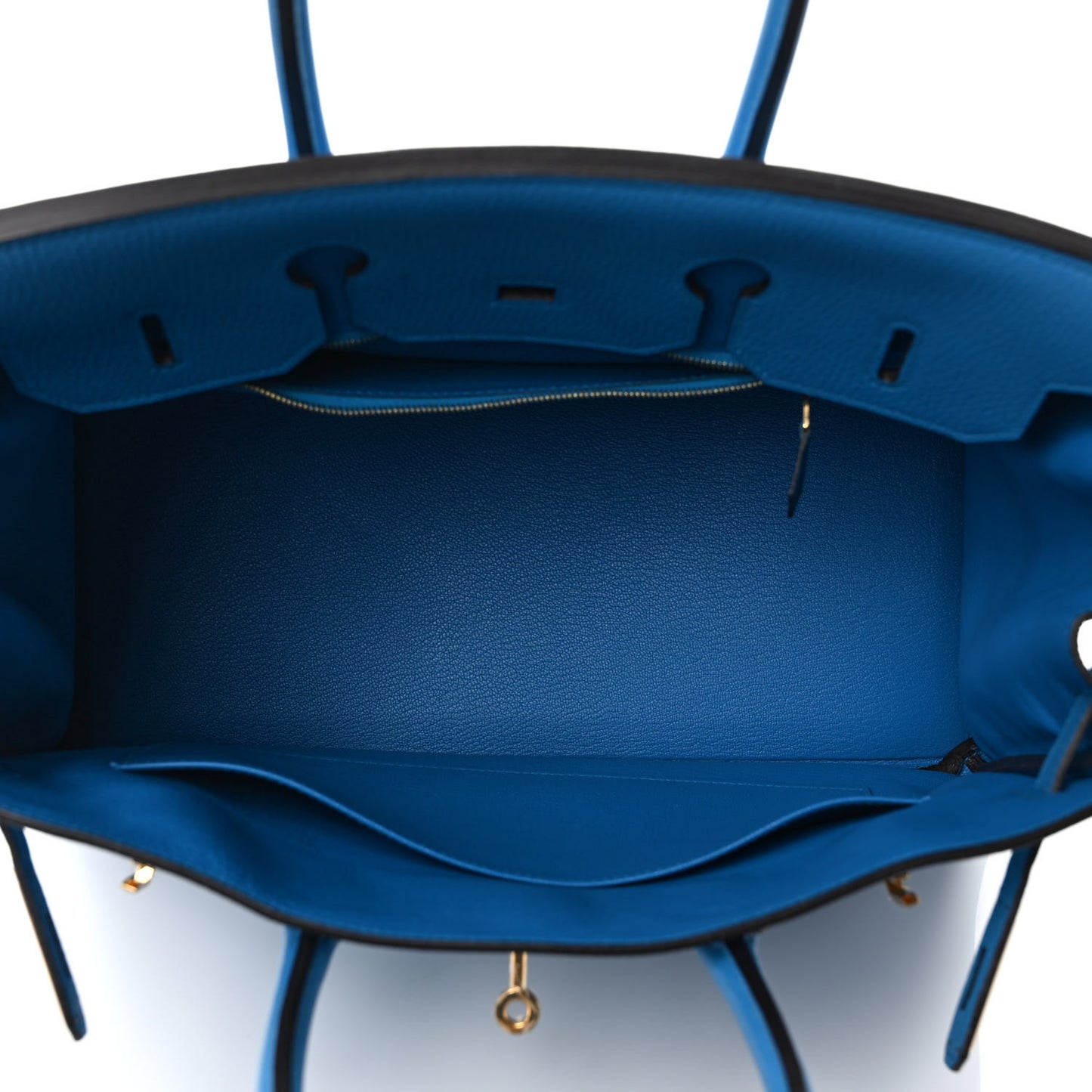 Taurillon Clemence BIRKIN 35 Bleu Zanzibar