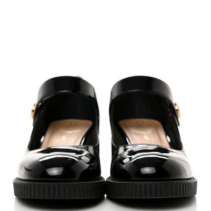 Christian Dior Crinkled Calfskin D-Doll 55mm Pumps 37 Black 2 of 9