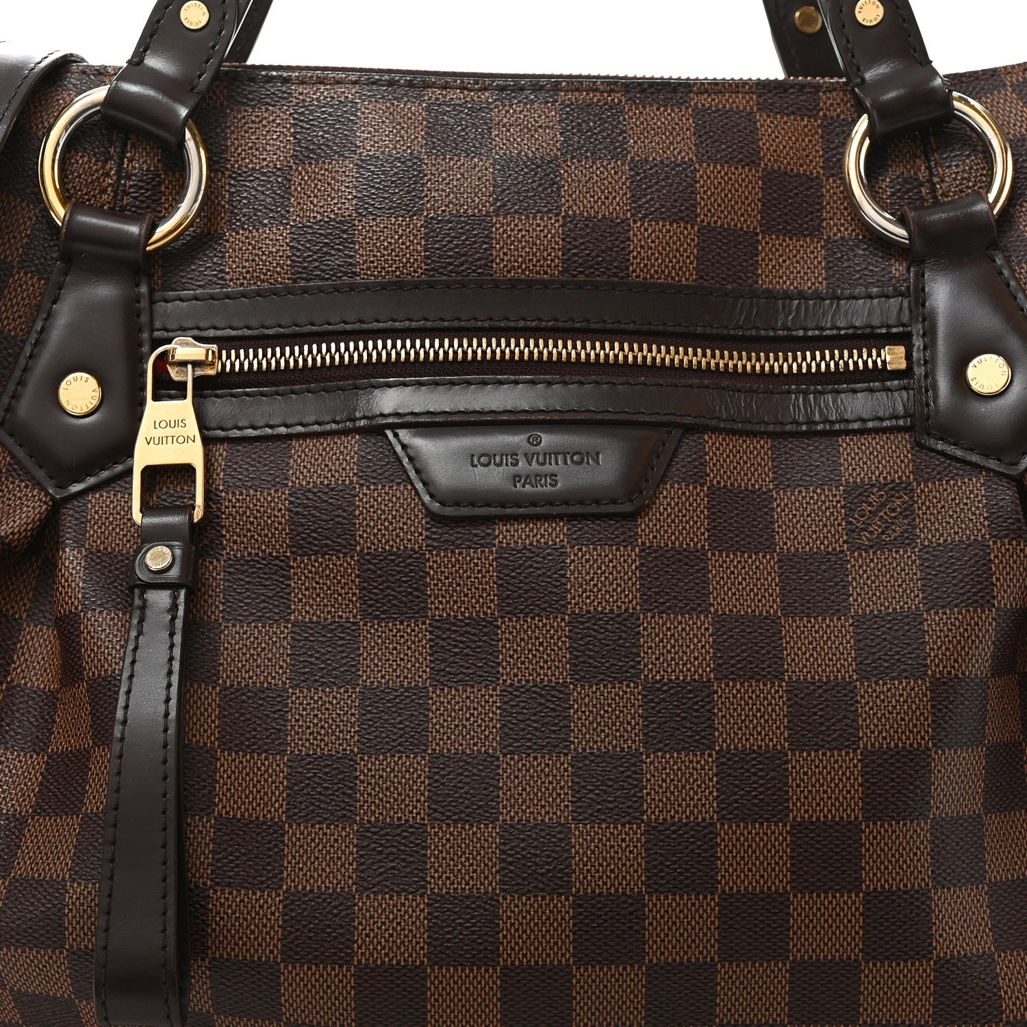 Louis Vuitton Damier Ebene Evora MM 7 of 9