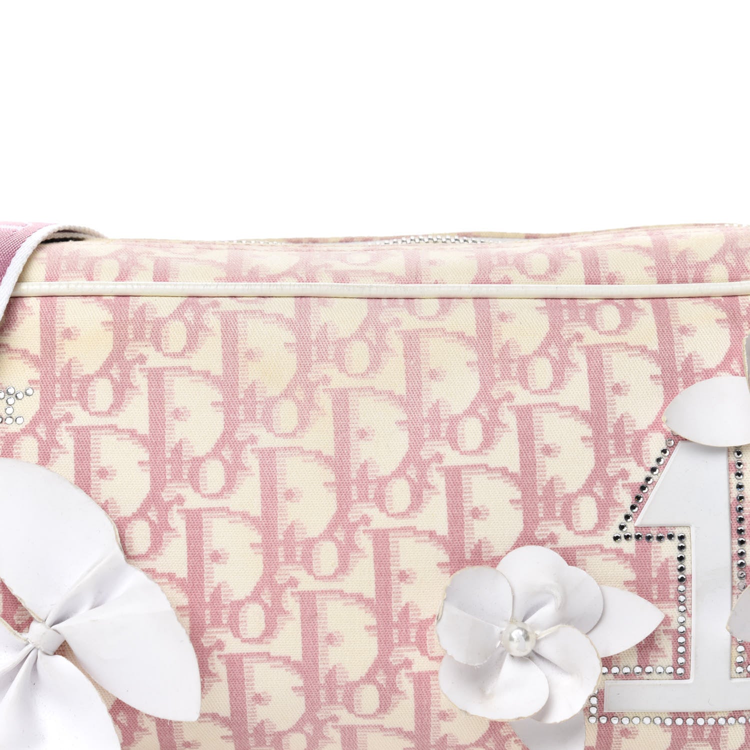 Christian Dior Monogram Girly Shoulder Bag Pink 15 of 15