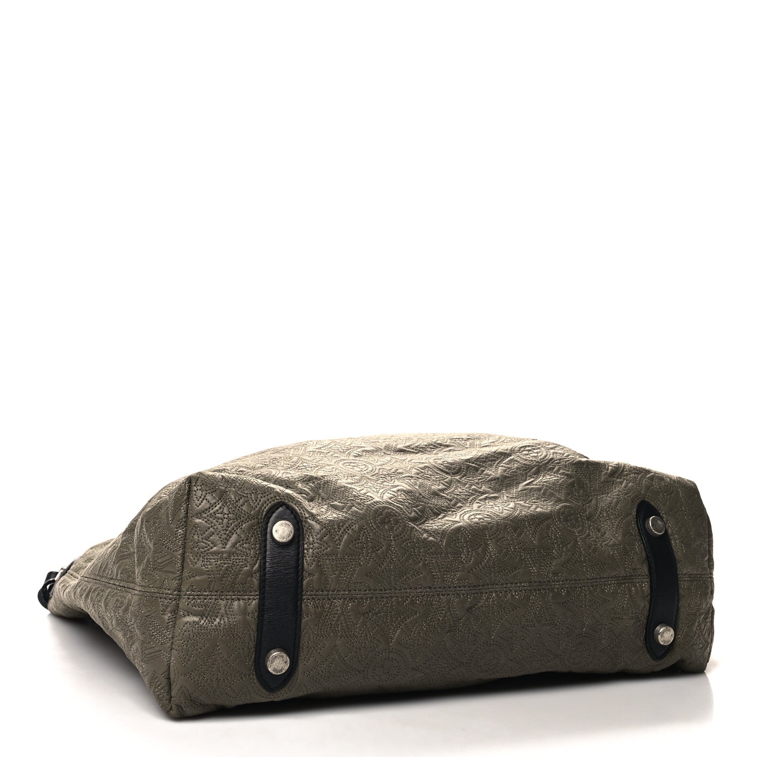 Louis Vuitton Monogram Lambskin Antheia Hobo GM Olive 4 of 9