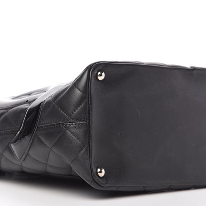 Chanel Calfskin Quilted Medium Cambon Tote Black 6 of 10