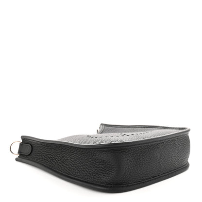 Hermes Taurillon Clemence Evelyne TPM Black 4 of 11