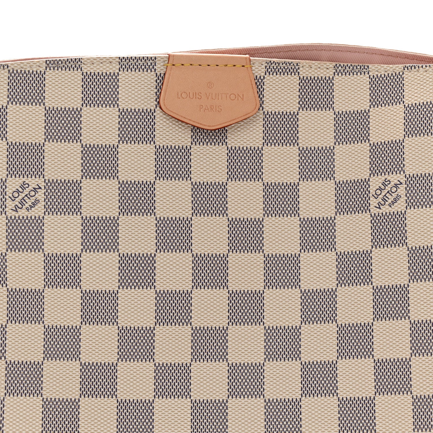 Louis Vuitton Damier Azur Graceful PM Rose Ballerine 7 of 9