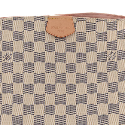 Louis Vuitton Damier Azur Graceful PM Rose Ballerine 7 of 9