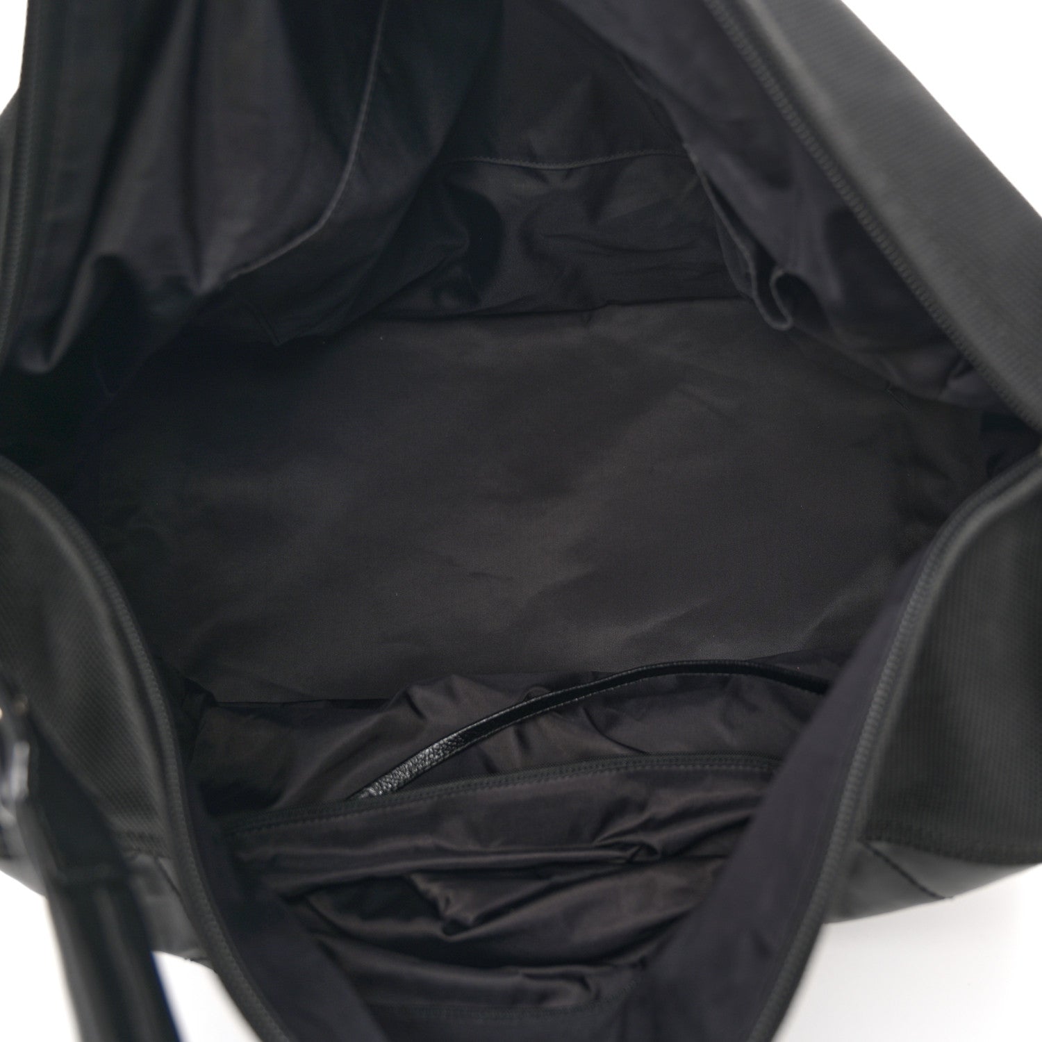 Chanel Coated Canvas Stitched XL Paris Biarritz Tote Black 6 of 11