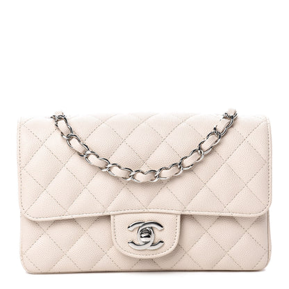 Chanel Caviar Quilted Mini Rectangular Flap White 1 of 11