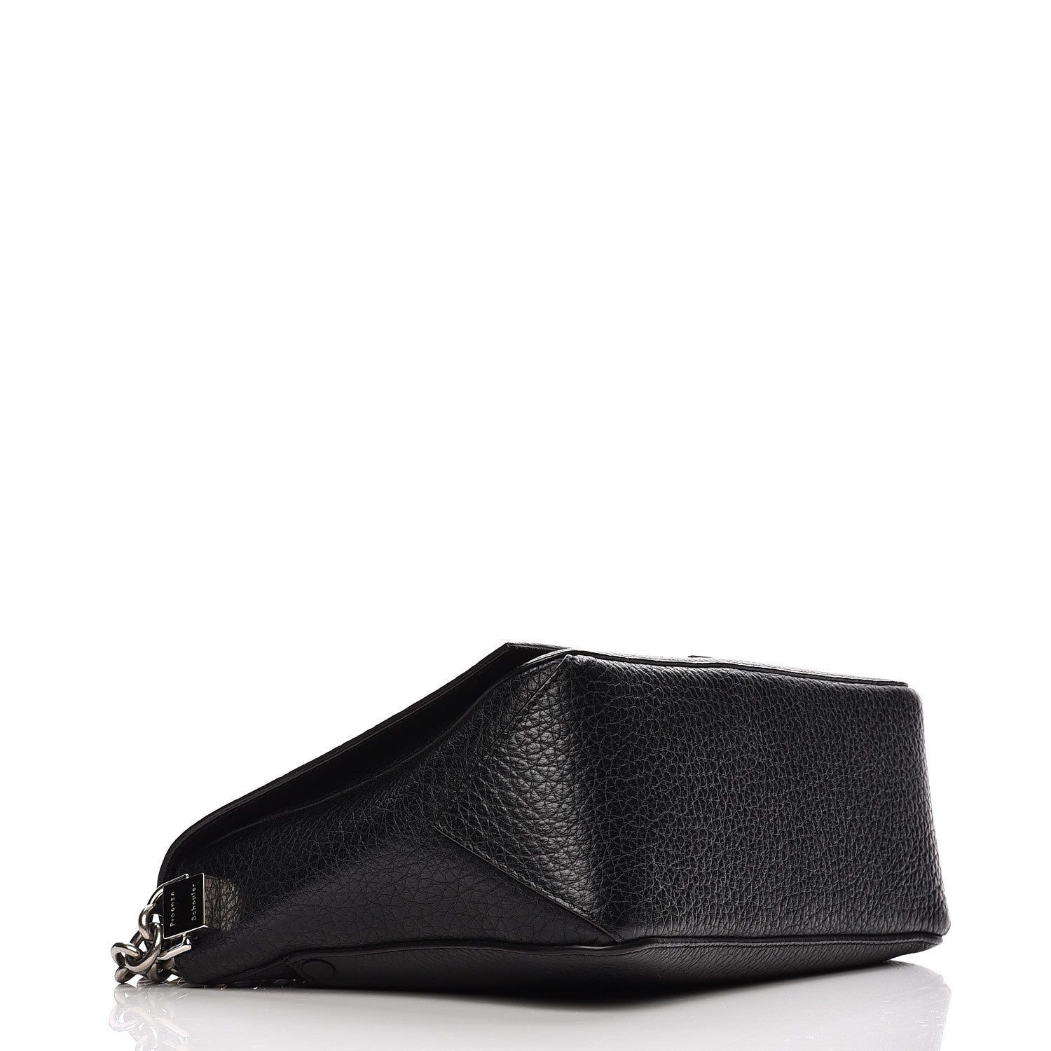 Proenza Schouler Pebbled Calfskin Small Courier Black 4 of 11