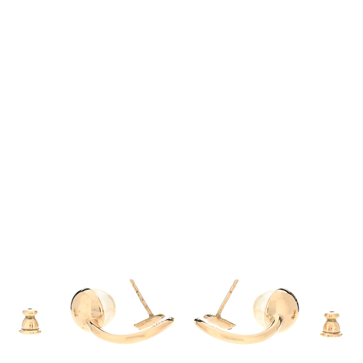 Christian Dior Pearl Crystal Earrings 3 of 4
