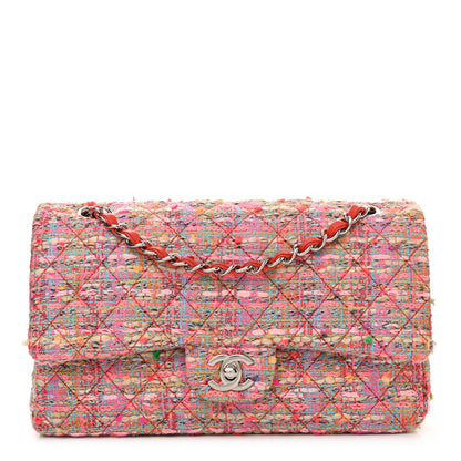 Chanel Tweed Quilted Medium Double Flap Multicolor 1 of 14