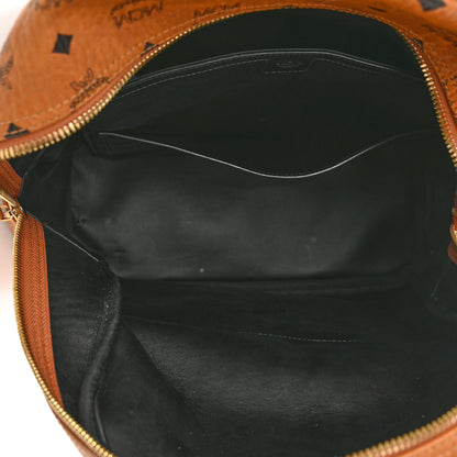 MCM Visetos Mens Medium Stark Backpack Cognac 5 of 10