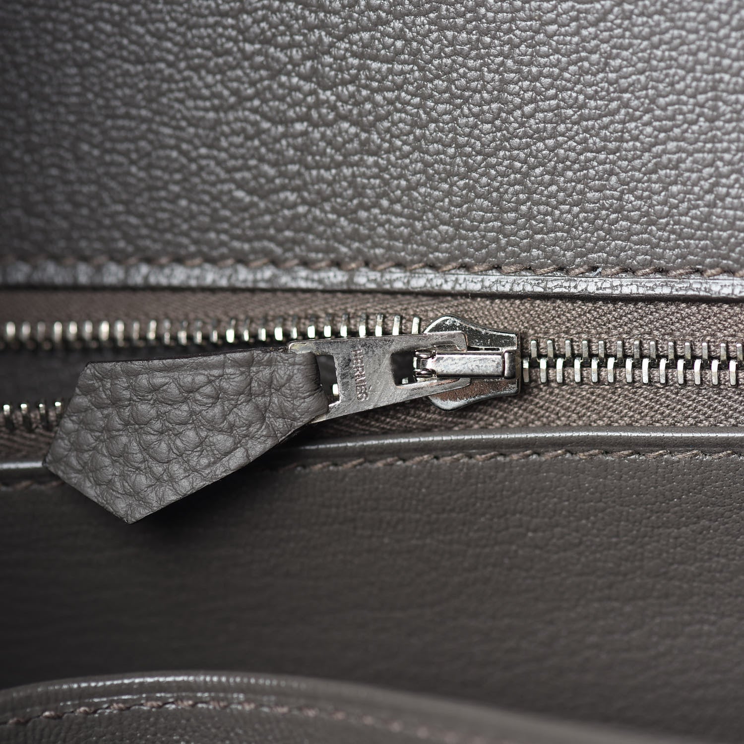 Hermes Togo Birkin 35 Etain 17 of 37