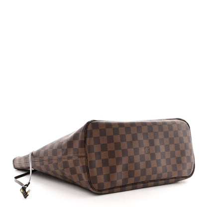 Louis Vuitton Damier Ebene Neo Neverfull MM Rose Ballerine 4 of 11
