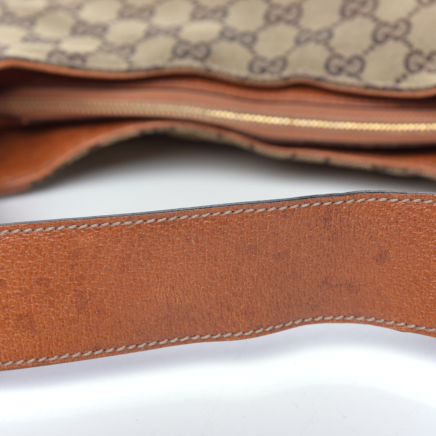 Gucci Monogram Creole Hobo Tobacco 8 of 12