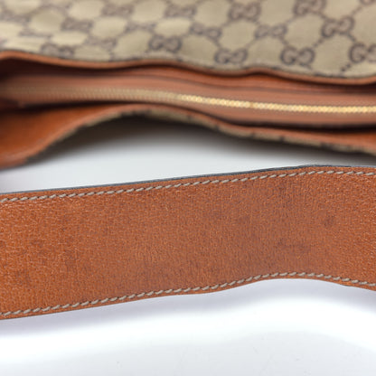 Gucci Monogram Creole Hobo Tobacco 8 of 12