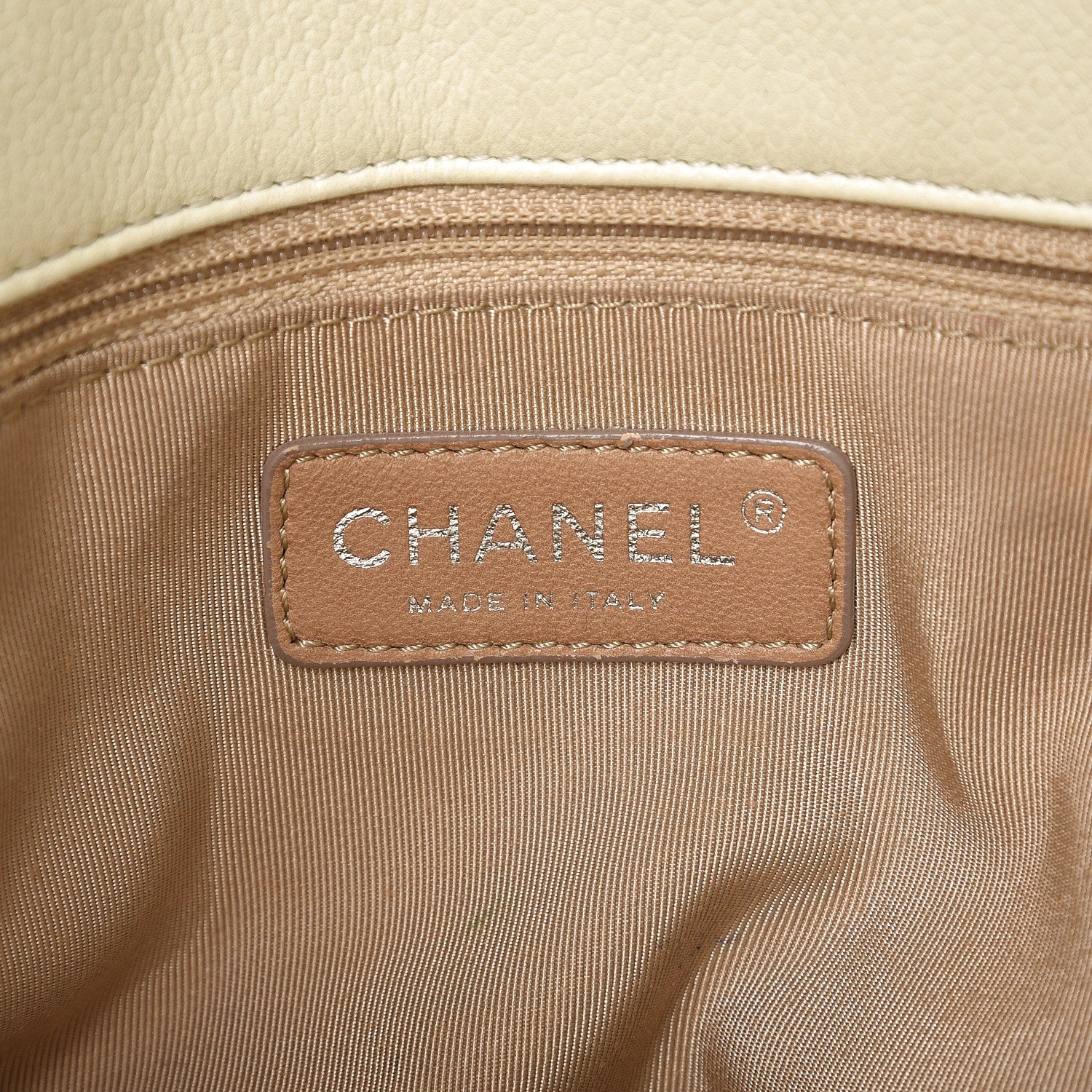 Chanel Caviar CC Timeless Soft Tote Off White 6 of 18