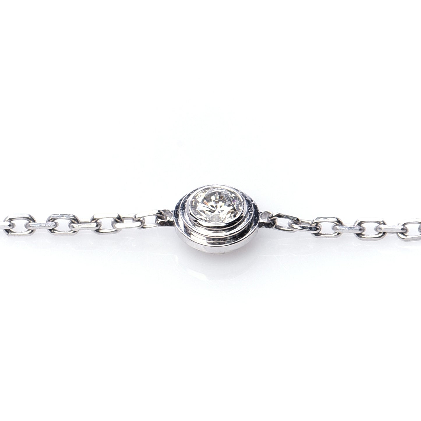 18K White Gold Diamond XS D'Amour Bracelet