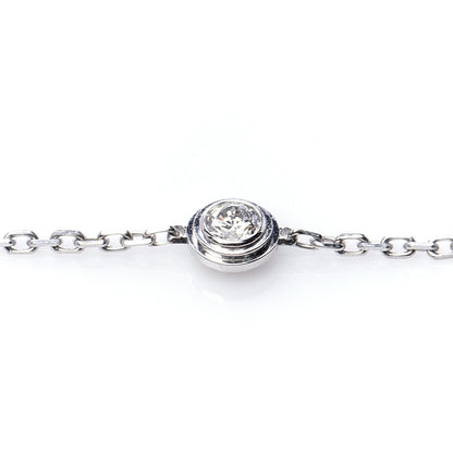 Cartier 18K White Gold Diamond XS D'Amour Bracelet 6 of 7